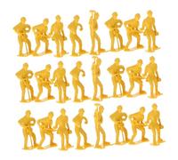 BESPORTBLE Kit 45 Pezzi Figure Di Operai Ingegneri in Plastica Per Ragazzo Ragazza Set Gioco Squadra Di Riparazione Emergenza Con Attrezzi Accessori Realistici Educativi Dimensioni Medie