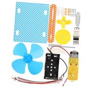 BESPORTBLE Kit Assemblaggio Ventilatore Elettrico Educativo Scientifico Diy con Materiali Ecologici Sviluppo Abilità Manuali e Conoscenze Stem Progetto Scolastico Senza Batterie