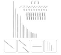 BESPORTBLE Kit di Riparazione e Principianti per Musicisti Professionisti in Argento , Set Completo per Precisa e Riparazione Strumenti a per Oboe