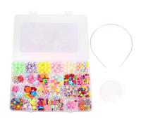 BESPORTBLE Kit Perline Colorate di Didattiche Puzzle Giocattoli Didattici Fai da Te per Bambine Stimola Immaginazione Creatività Pensiero Logico