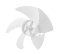 BESPORTBLE Lama di Ricambio per Ventilatore da Terra in Plastica Bianco 5 Pale, Migliora la Pressione dell'Aria per Grandi Ambienti, 1 Pezzo, 19.00x19.00x4.50 cm