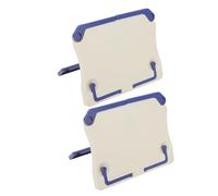 BESPORTBLE Leggio Portatile da Tavolo 2 Pezzi Supporto Pieghevole per Spartiti Musicali e Libri Struttura Stabile per Musicisti e Studenti in Viaggio