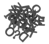 BESPORTBLE Lettere Magnetiche in Schiuma Eva Per Lavagna e Frigorifero Adatte Per Decorazione Casa e Supporto Educativo Alfabeto Adesivo Alfabetico Nero Maiuscolo