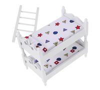 BESPORTBLE Letto Mini Miniatura Accessorio Realistico per Casa delle Decorazione per Cameretta Completa Robusti e Duraturi e Collezione