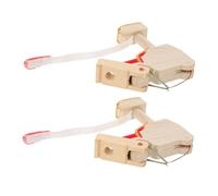 BESPORTBLE Martelli per Pianoforte Verticali in Legno 2 Pezzi Accessori per Riparazione Pianoforte Manico Resistente Compatti e Leggeri Adatti per Uso Prolungato in Strumenti Musicali