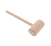 BESPORTBLE Martello Faggio per Intaglio e Lavori Pelle Strumento Versatile per e Progetti da Te Levigato per Confortevole Finitura Naturale Elegante