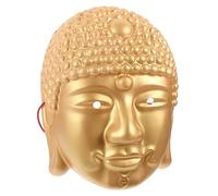 BESPORTBLE Maschera con testa di Buddha maschere cosplay di maschera in maschera ballo studentesco sinistro buddha decorativa pvc Golden