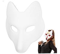 BESPORTBLE Maschera Fox Vuota per Halloween e Cosplay Maschera Mano Accessorio per e Mascherate Con Band e Design Fox Element