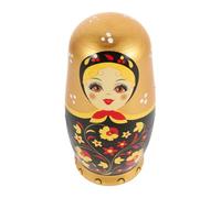 BESPORTBLE Matrioska in Legno Sicuro per e Decorazione Natalizia Strati con Design Elegante Regalo Compleanno e Artigianale