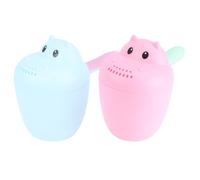 BESPORTBLE Mestolo per Acqua e Shampoo per in PP Resistente Set 2 Pezzi Design Cartone Animato Orso Mestolo per Doccia e Bagnetto Adatto per Lavare Chioma e Annaffiare Fiori