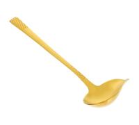 BESPORTBLE Mestolo per Salsa in Acciaio Inox 304 Dorato, Cucchiaio per Sugo Beccuccio Creativo a Forma di Becco D’anatra, Mestolo Piccolo per Cucina Domestica Multifunzionale