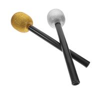 BESPORTBLE Microfono Glitterato per Bambini Simulato Leggero 4Pz per Feste e Karaoke Accessorio per la Timidezza