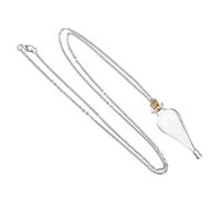 BESPORTBLE Mini Collana Bottiglia Vetro Con Catena Bianco Contenitore Pozione Tascabile Per Collane Te Bottigliette Piccole Trasparenti Sigillate Perdite Per Decorazioni Vintage e Ricordi