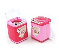 BESPORTBLE Mini Lavatrice Giocattolo Simulata Rosa per Elettrodomestico Elettrico Educativo per Ragazzi e Ragazze Mini di Ruolo Senza Batteria per di Casa e Cucina