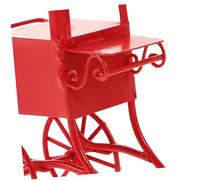 BESPORTBLE Mini Macchina per Popcorn Portatile con Ruote Snack Cart Multifunzione per Popcorn e Lecca Lecca Decorazione Cinema Compatta per Serate Film