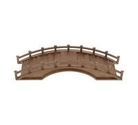BESPORTBLE Mini Ponte in Legno Massello per Micro Paesaggio Zen Giapponese Decorazione da Giardino Bonsai Struttura Antica per Diorama e Acquario