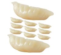 BESPORTBLE Mini Ravioli Realistici in Pvc 12 Pezzi, Decorazioni Alimentari Artificiali Resistenti per Esposizioni, Gioco di Finzione e Fotografia, Accessorio Cucina e Tavola per Ragazzo