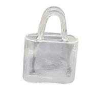 BESPORTBLE Mini Vaso in Vetro Forma Borsa da Mano per Casa delle Decorazione Miniatura Resistente e Liscia Accessorio per Collezionisti