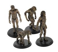 BESPORTBLE Modelli di Figure in Plastica di Uomo Preistorico 4 Pezzi per Lezioni di Storia e Apprendimento Domestico Design Realistico e Dimensioni Portatili