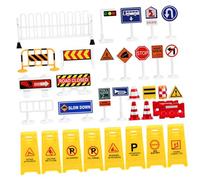 BESPORTBLE Modelli segnaletica Segni stradali segnaletica Prop segni stradali Giocattoli Traffico Giocattoli plastica