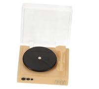 BESPORTBLE modello di casa delle bambole miniature di case delle bambole modello giradischi mini impianto stereo Arredamento mini ristorante Giradischi vintage in miniatura mini giradischi