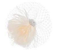 BESPORTBLE Molletta Di Accessori Per Per La Sposa Il Decorazioni Cappello Da Sposa Accessori Per Da Sposa Arredamento Comunione Nuziale Nozze Tiara Essere Metallo Bianca