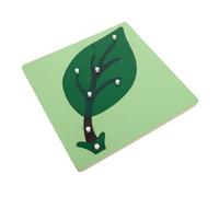 BESPORTBLE Montessori Plant Board per Apprendimento Prescolare Gioco Educativo per Sviluppo Osservazione Logica e Motricità Fine Giocattolo Didattico Biologia