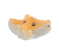 BESPORTBLE Ocarina in Ceramica C Strumento Musicale Forma di Marinaio Flauto Tradizionale per Principianti per Feste in Spiaggia e Lezioni di Musica