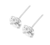BESPORTBLE Orecchini a Quattro Griffe Zirconi per Orecchie Trafitte, Unisex, Leggeri e Comodi, in Argento, per Tutte le Occasioni