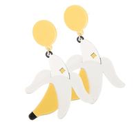 BESPORTBLE Orecchini Forma Di Banana Artificiale Per Donna Orecchini Pendenti Banana Bigiotteria Divertente e Strana