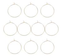 BESPORTBLE Orecchini Oversize Cerchio Grandi da Donna, Placcatura Oro Resistente, Acciaio Inox Leggero, Set 10 Pezzi, Gioielli Eleganti per Festa, Uso Quotidiano e Cerimonie