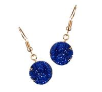 BESPORTBLE Orecchini Pendenti in Resina e Metallo Rotondi Semplici e Bellissimi Adatti Tutte Come Casa Viaggi e Lavoro Per