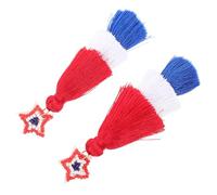 BESPORTBLE Orecchini Pendenti Nappa Per Indipendenza Orecchini Delicati Per Ragazze Accessori Per Orecchie Patriottici