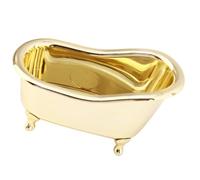 BESPORTBLE Organizer Cosmetici Forma Vasca da Bagno Contenitore Trucco Compatto per Pennelli e Prodotti per Labbra Facile da Pulire Design Creativo per Bagno e Scrivania Capacità Ottimale