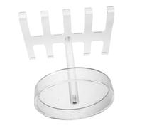 BESPORTBLE Organizer Trasparente in Acrilico Supporto Collane e Resistente Espositore per Orecchini e Orologi per Vetrine e