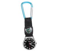 BESPORTBLE orologio a clip orologi digitali io digitale bussola del cinturino dell' a doppio uso a moschettone da infermiere i minimalisti Blue