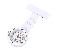 BESPORTBLE Orologio Da Infermiera Donna Con Clip Di Sicurezza Quadrante Grande Trasparente Design Spilla Facile Da Portare Orologio Da Tasca Moda Per Medici e Infermieri Regalo Per Profession