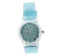 BESPORTBLE Orologio da Polso al Quarzo Trasparente Glitter Colorati, Cinturino Regolabile per Bambini, Orologio alla Moda e Splendente per Regalo e Uso Quotidiano