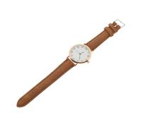 BESPORTBLE Orologio da Polso e Quadrante Digitale Cinturino in Pelle Marrone alla Moda Leggero e Preciso come Accessorio per Studenti Universitari