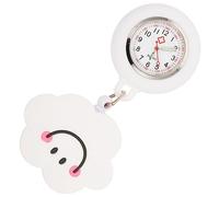 BESPORTBLE Orologio da tasca per infermiere elastico elettronico mano Signore sospeso Strumenti per l'assistenza infermieristica orologio da infermiere Gel di silice Marrone
