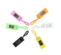 BESPORTBLE Orologio Elettronico Portachiavi Digitale Per Studenti Ragazzo Ragazza Set 6 Pezzi Piccolo Pratico Da Appendere a Cintura o Zaino Uso Scolastico Esami