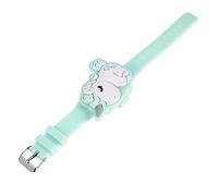 BESPORTBLE orologio per che fa i primi passi per ragazze watch guardare orologi touch orologio touch screen orologio a conchiglia unicorno Gel di silice Green