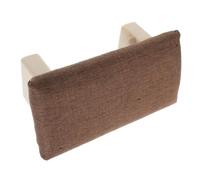 BESPORTBLE Panca Ergonomica in Ginocchio, Sedile Inginocchiato, Legno e Tessuto di Cotone, Colore Caffè, Riduce la Pressione Sulle Gambe, per Lavoro D'ufficio e Ambiente Domestico