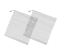 BESPORTBLE Pannello a Rete per Caminetti 2 Pezzi 61X508 CM Pannello Decorativo e Parascintille Resistente al Calore Rete di Ricambio per Schermo Stufa Interno Protezione Sicura per