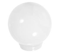BESPORTBLE Paralume a Sfera in Acrilico Bianco Latte Filettatura 68 CM Coprilampada Rotondo per Esterni Protezione per Lampione da Giardino e Cortile Sostituzione Globo Luminoso Diametro