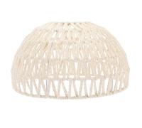 BESPORTBLE Paralume Lampadario in Rattan Intrecciato Piccolo per Soffitto Copertura Lampada da Interno Elegante e Resistente Semplice Design Retrò per Soggiorno e Camera da Letto
