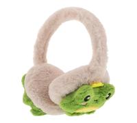 BESPORTBLE Paraorecchie per bambini: simpatici paraorecchie a forma di rana - Caldi copriorecchie in peluche - Accessori invernali kawaii per bambini piccoli in età scolare