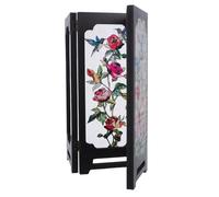 BESPORTBLE Paravento da Scrivania Pieghevole in Acrilico con Design 3D a 3 Pannelli, Divisorio Decorativo Multifunzione Stile Cinese per Arredamento Casa e Studio