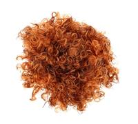 BESPORTBLE Parrucca Corta e Riccia Stile Afro Per Donna Capelli Sintetici Naturali Adatta Feste Cosplay Teatro Uso Quotidiano