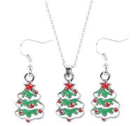 BESPORTBLE Parure Natalizia Collana e Orecchini in Accessori Eleganti per Natale per Design e Duraturo
